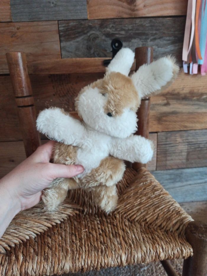 Peluche lapin hochet Boulgom vintage - photo numéro 5