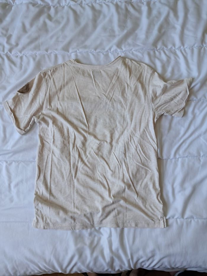 T shirt beige avec inscription 12 ans - photo numéro 3
