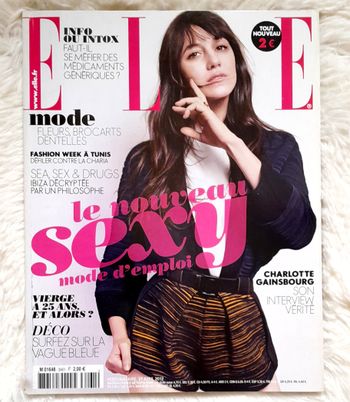 Magazine Elle n°3461 avril 2012 spécial Charlotte Gainsbourg