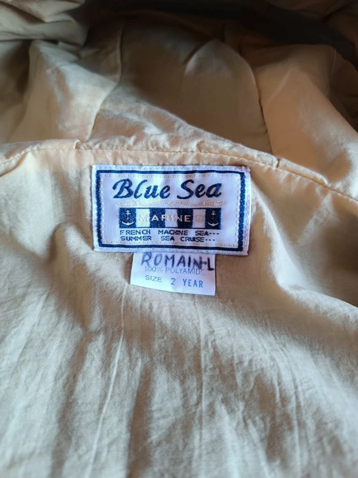 Veste coupe-vent bicolore T. 2 ans Blue Sea - photo numéro 7