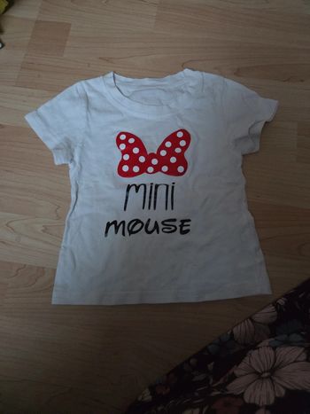 Tee shirt minnie mouse 12mois 80cm