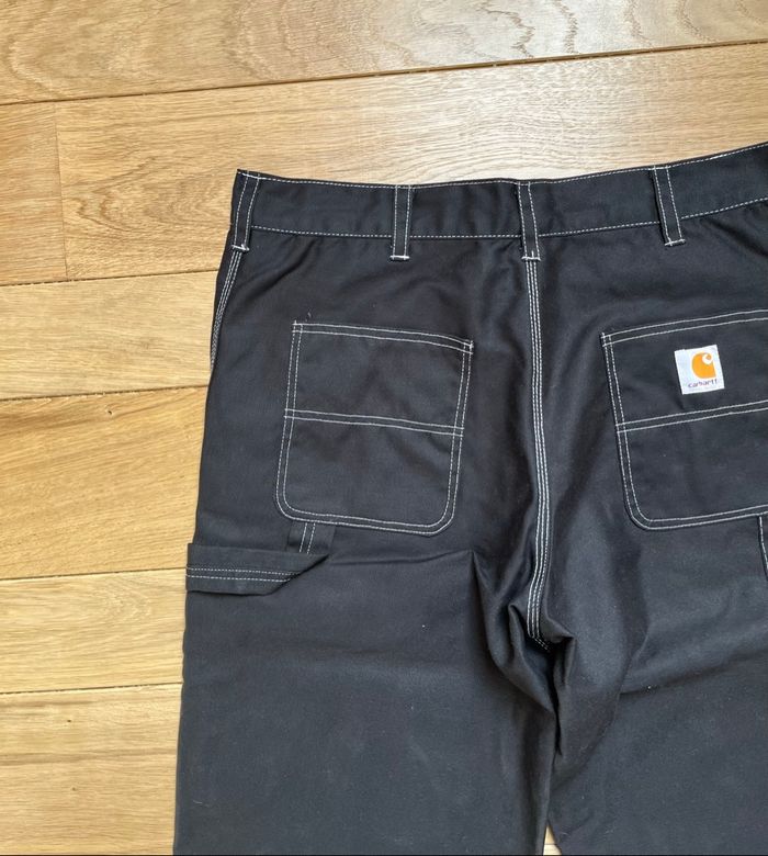 Carhartt Pantalon Double Knee Noir Taille 34x36 - photo numéro 6