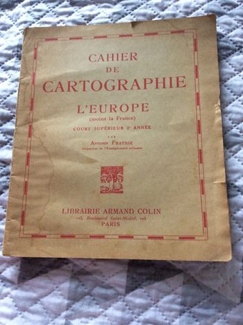 #cahier de cartographie l’Europe Anonin Fraysse