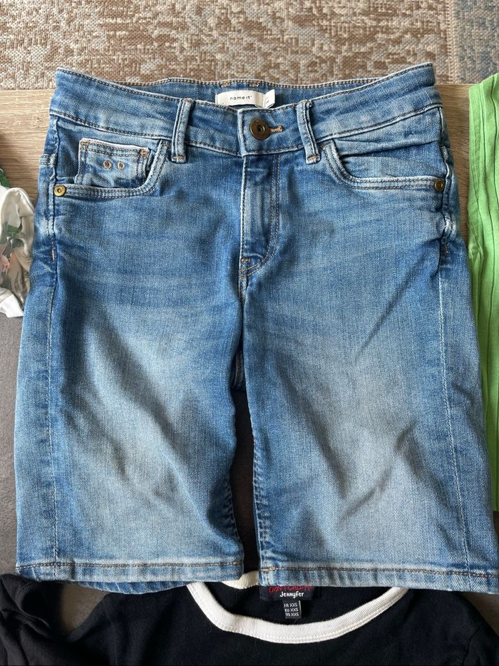 Lot fille shorts & tee shirt brassières 10 ans tbe - photo numéro 4