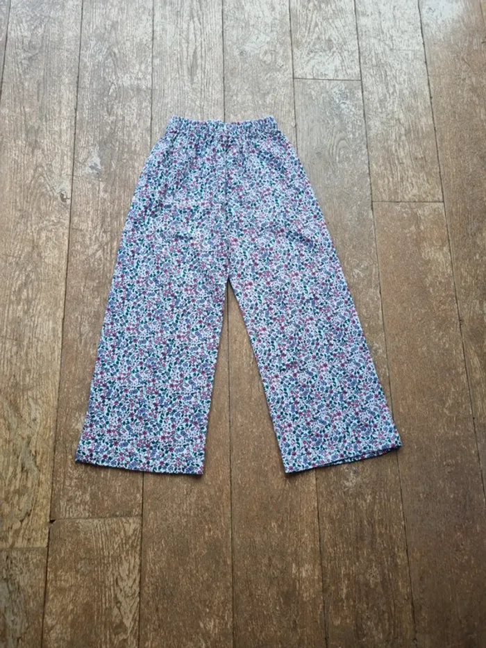 Pantalon fleuri vert baudet - photo numéro 2