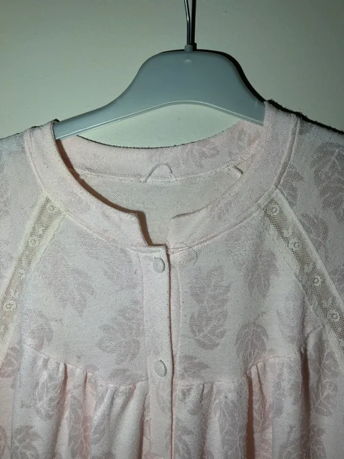 Pyjama robe de nuit rose - photo numéro 5
