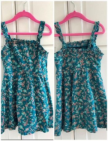 5 ans sergent major  jolie robe  été  imprimé /Excellent état