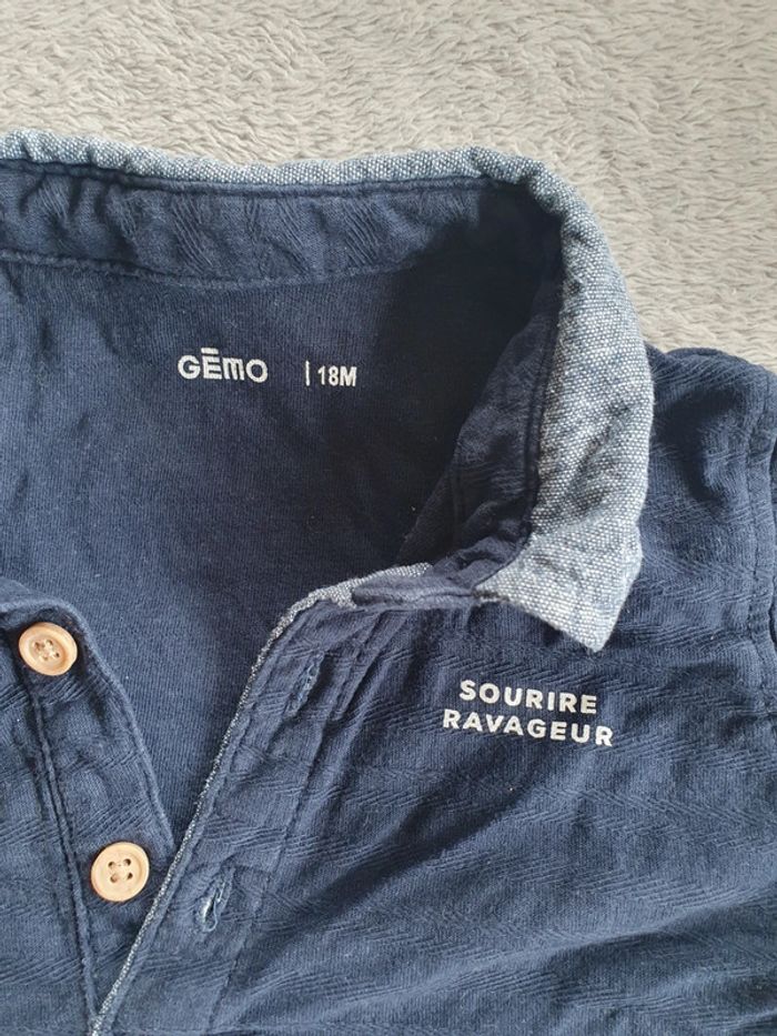 Polo bleu - photo numéro 2