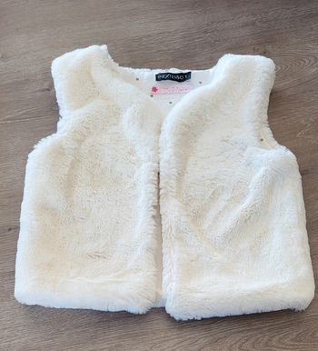 Gilet fourrure sans manche