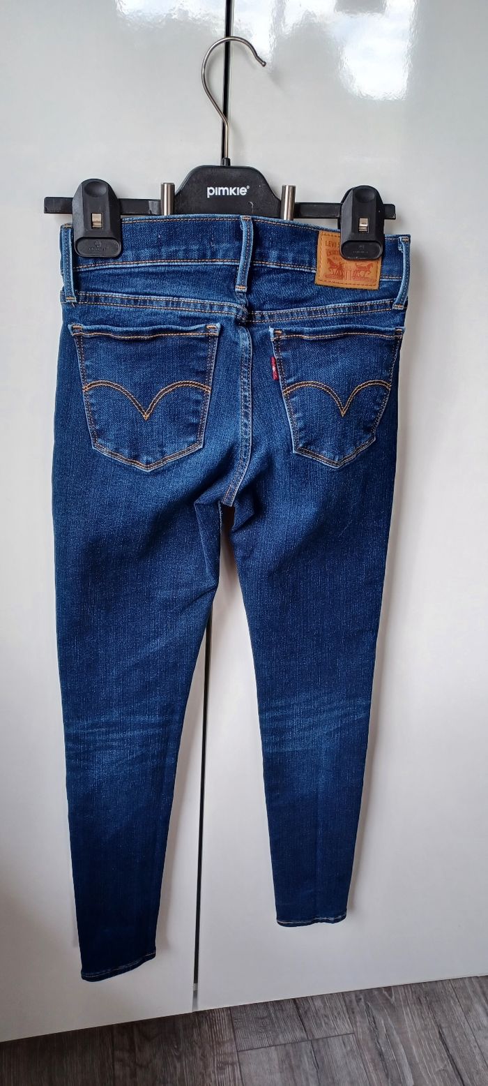 Pantalon jeans élastique femme taille xs levi's - photo numéro 3