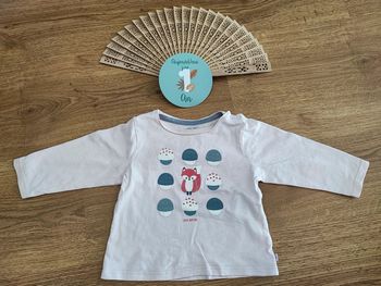 T-shirt manche longue taille 12 mois