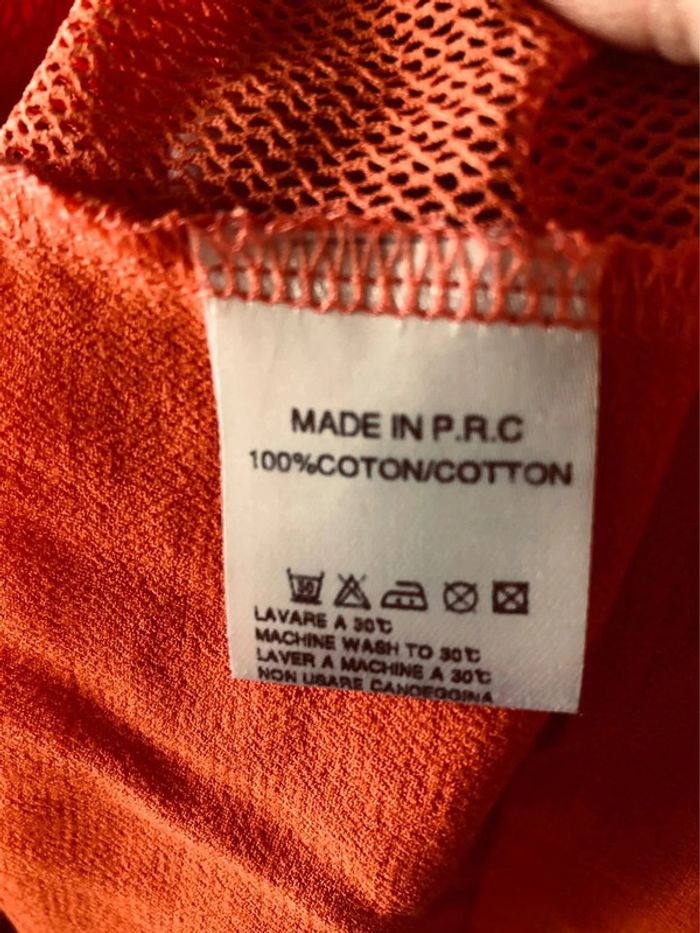 Blouse orange coton neuve 40 Carminn - photo numéro 7