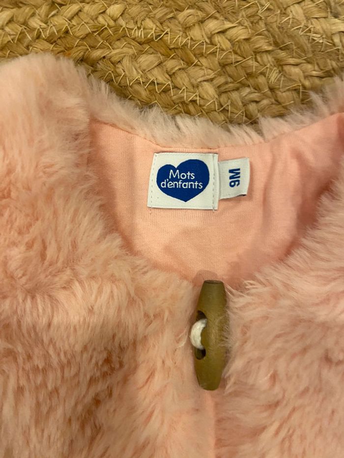 Gilet fille 9 mois Mots d’enfants - photo numéro 2
