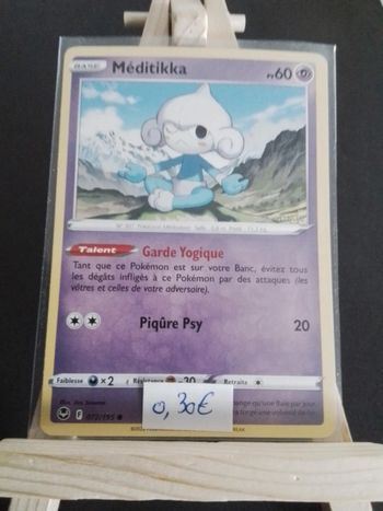 Carte Pokémon Méditikka 72/195