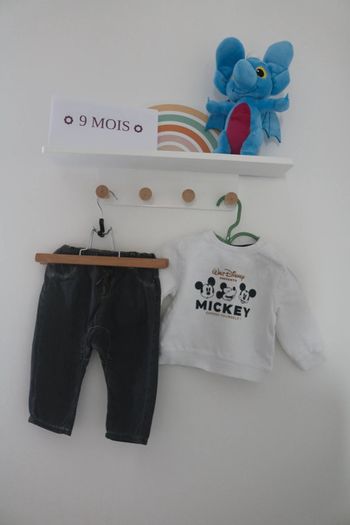 Ensemble pull Disney et pantalon Creeks 9 mois
