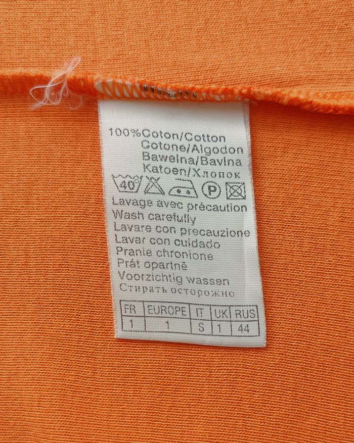 T shirt orange manches 3/4. Camaieu. Taille 1 / 36 / 38 - photo numéro 8