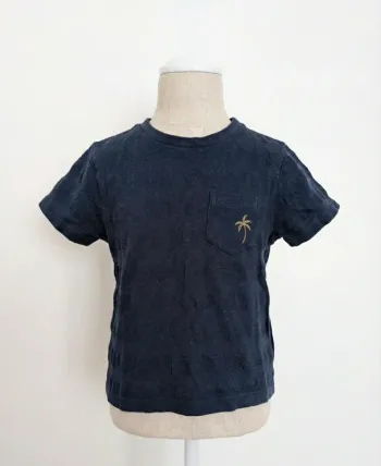 T-shirt Orchestra Bleu Marine Matière Éponge - 2 Ans (92 cm) - Palmier