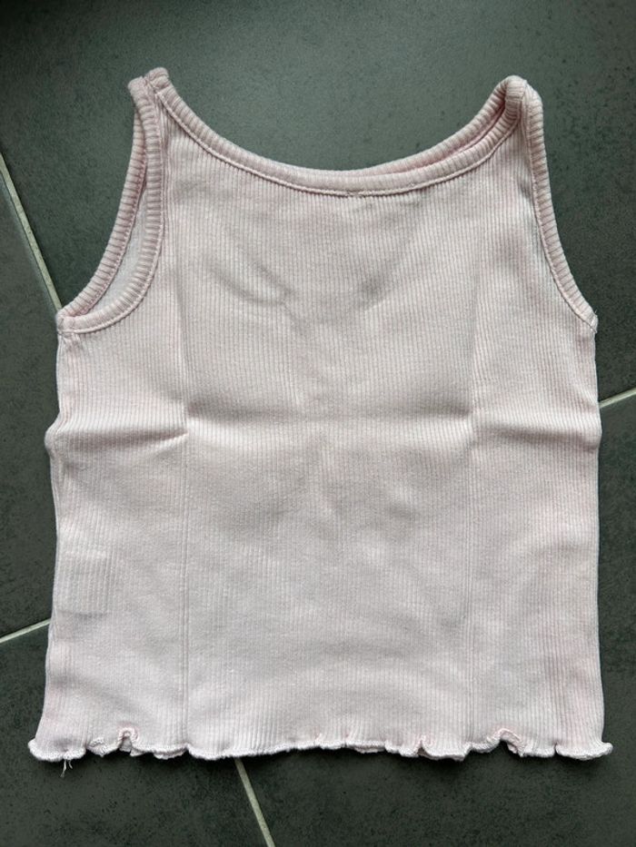 Débardeur col dentelé bébé fille bout’chou - photo numéro 3