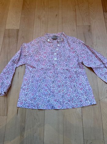 Chemise fleurie Cyrillus 4 ans