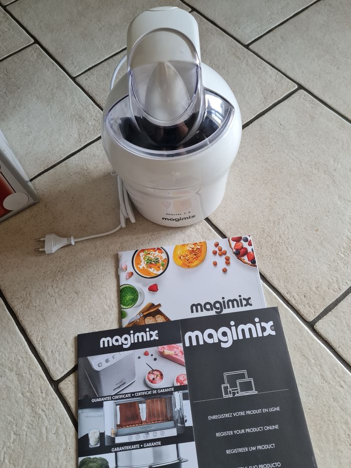 Glacier magimix 1,5L de couleur Blanc neuf - photo numéro 3