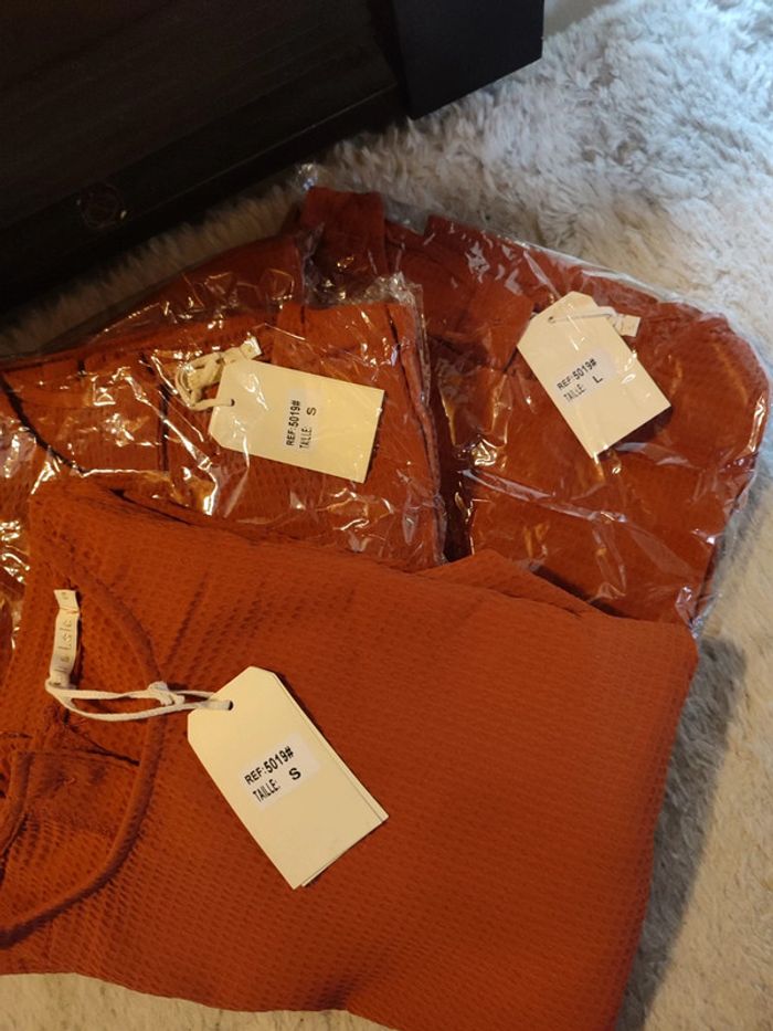 Blouse rouille taille S M L dispo - photo numéro 3