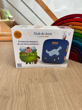 Conteuse Max école des loisirs 