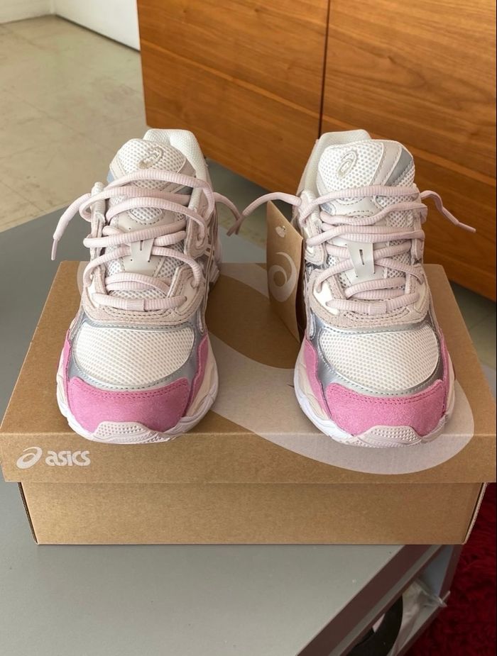 Asics gel nyc enfants rose blanche 37 - photo numéro 5