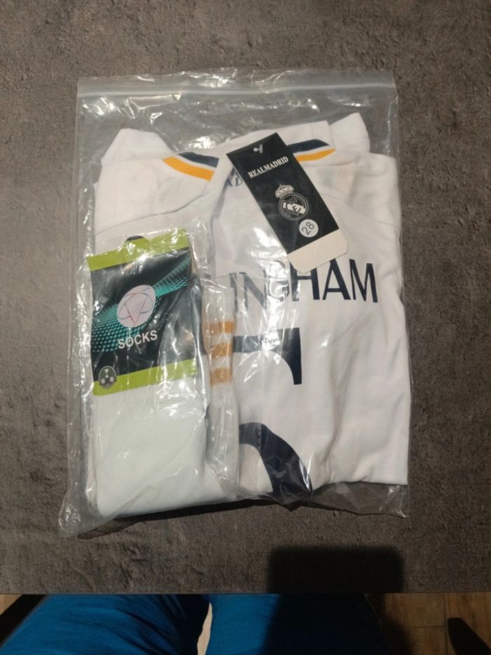 Tenue football real Madrid Jude Bellingham blanc t.28 - photo numéro 5