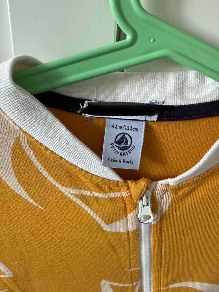 Gilet zippé petit bateau 4 ans - photo numéro 3