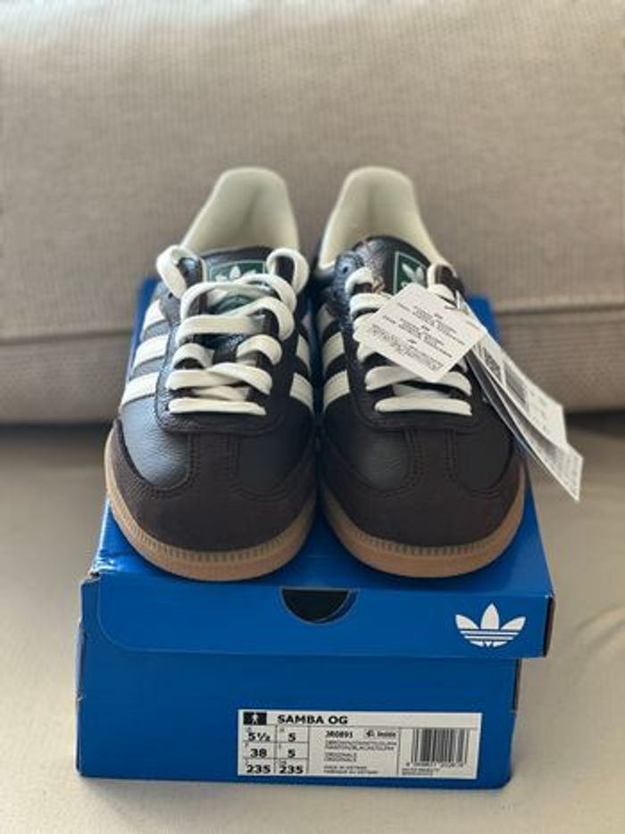 Chaussure Adidas samba Og marron  neuve taille 38 - photo numéro 6
