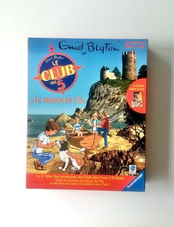 Jeu CD-ROM le club des cinq et le trésor de l’ile