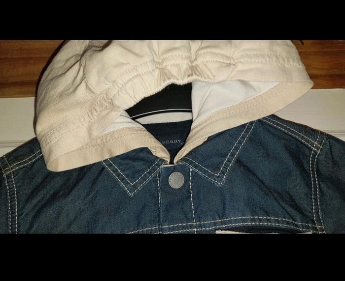 Veste / trench / blouson en jean Neuf by Burberry mixte 12 mois - photo numéro 17