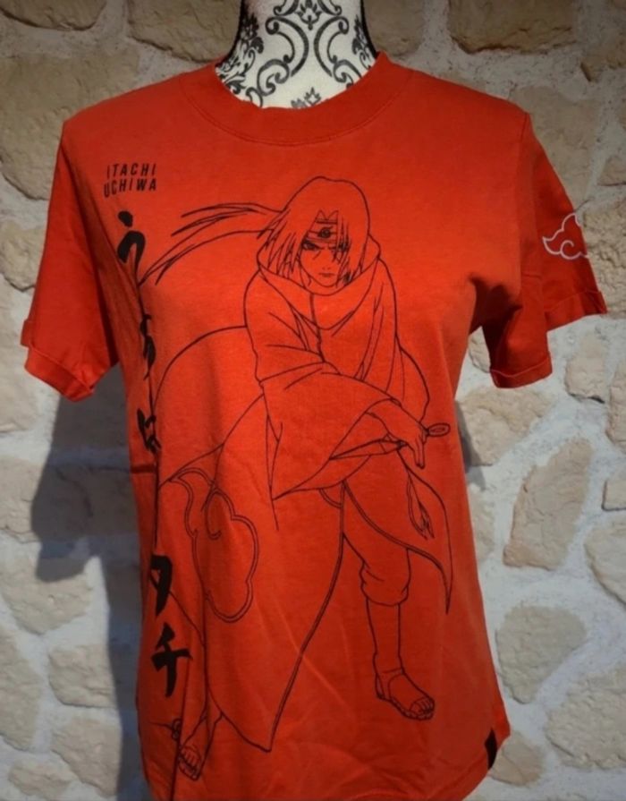 Tee-shirt manche courte motif naruto taille s