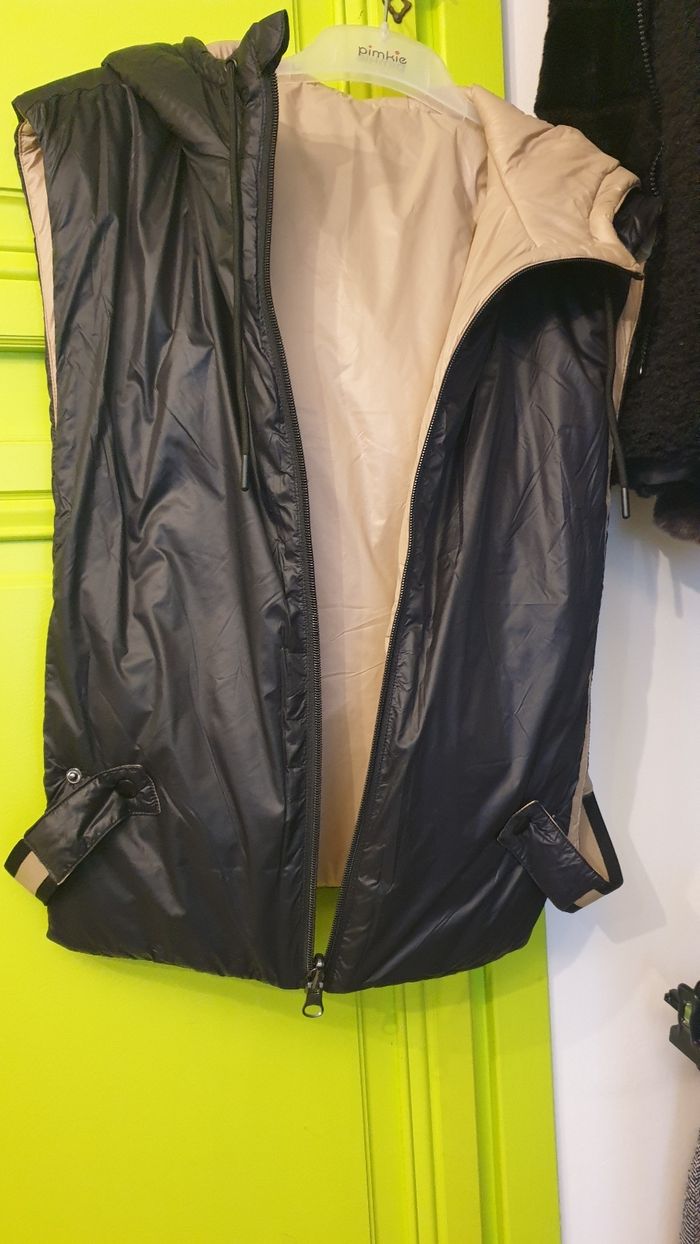 Doudoun capuche réversible