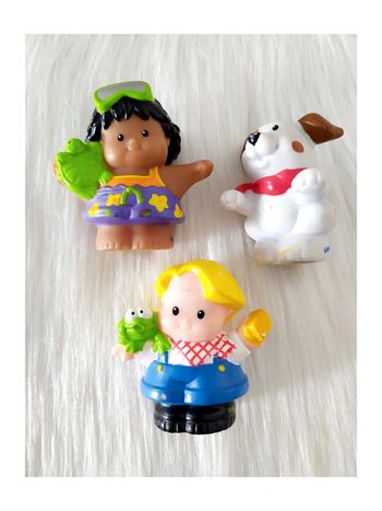 Lot de 3 figurines vintage Fischer Price Little People