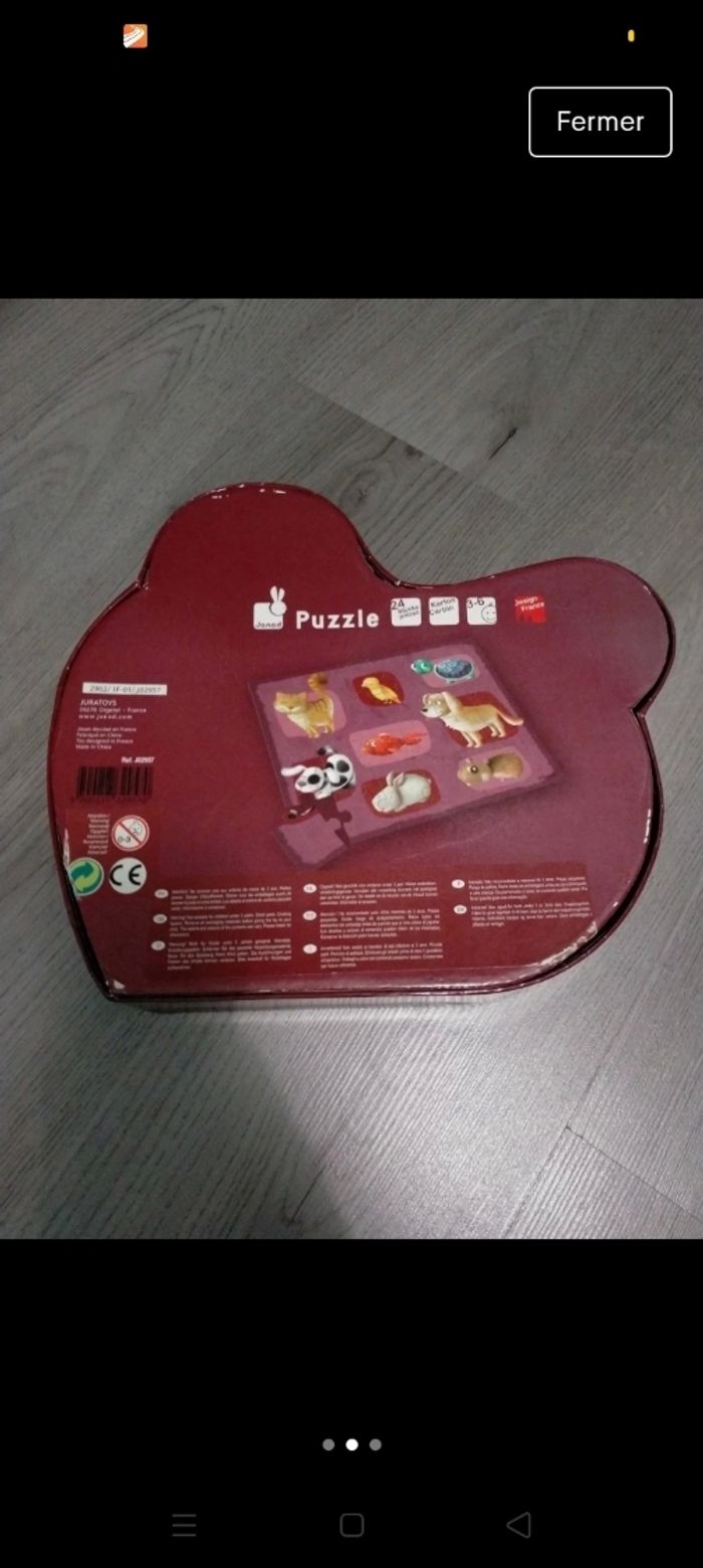 Puzzle animaux Janod - photo numéro 3
