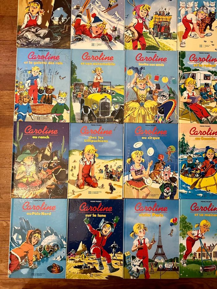 Lot incroyable quasi intégrale Caroline 25 livres bd albums Pierre Probst - photo numéro 2