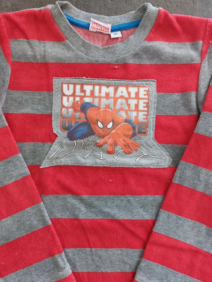 Pull de pyjama hiver Spiderman garçon - photo numéro 2