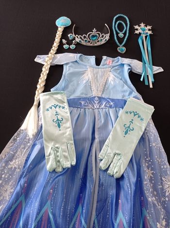 Deguisement la reine des glaces et accessoires 4ans