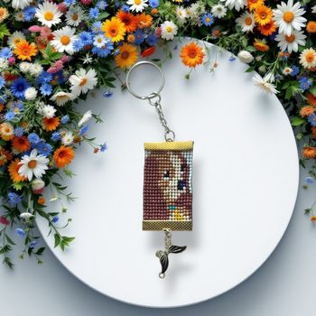 Porte clef belle & le clochard