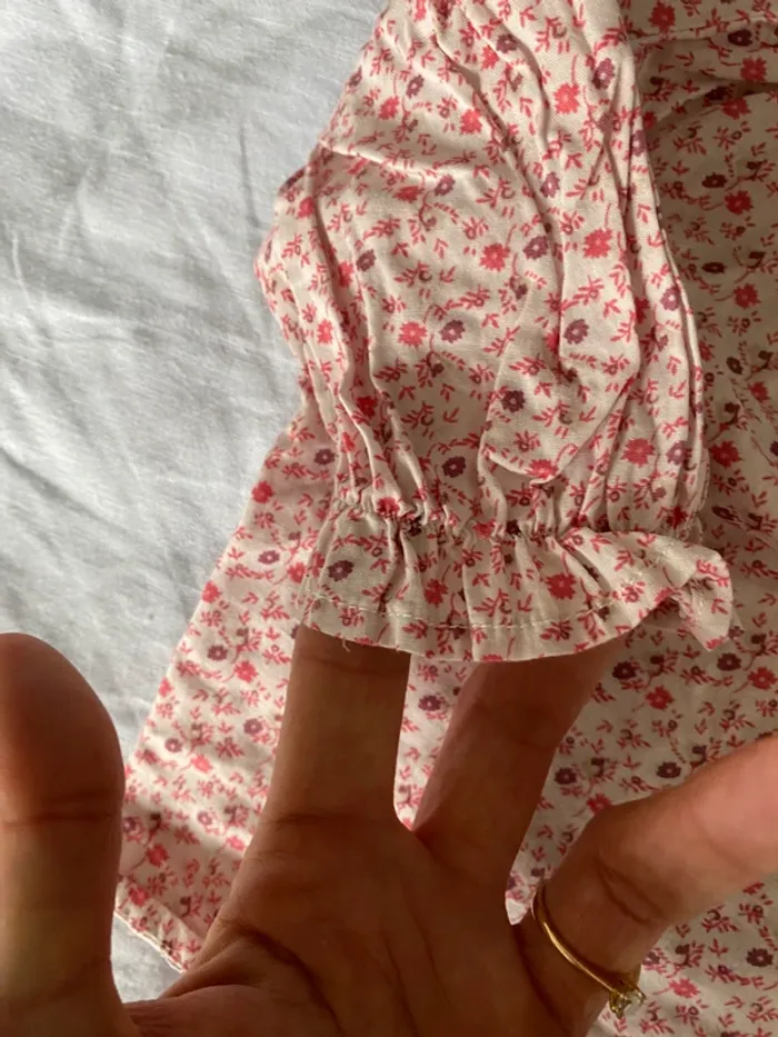 Blouse fleurie 12 mois Il était une luciole - photo numéro 3