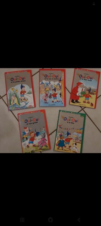 Lot de 5 livres Oui -Oui