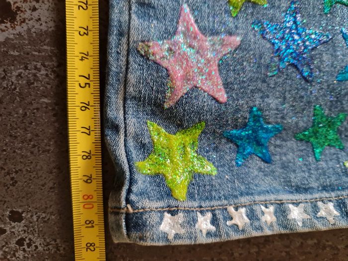 Jeans customiser étoiles - photo numéro 4