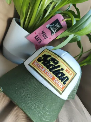 Casquette Trucker The Indian verte