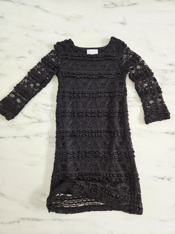 New attitude robe noir dentelle 4 ans