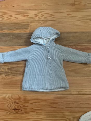 Manteau gris Okaidi 23 mois