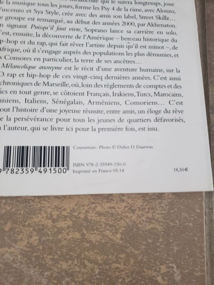Livre soprano mélancolique anonyme - photo numéro 2