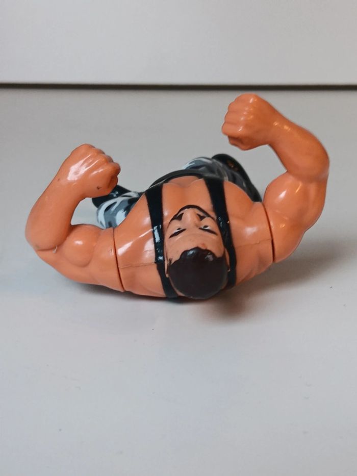 Figurine de catch WWF vintage 1991 the Bushwackers hasbro titan taille 12cm - photo numéro 5