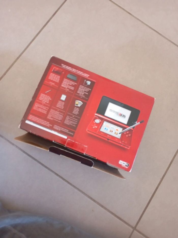 Boîte Nintendo 3DS métallique red - photo numéro 5