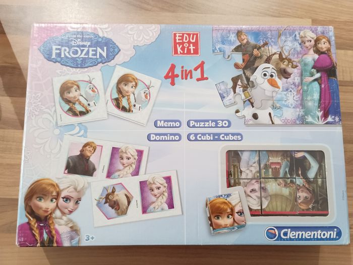 Jeux 4 en 1 La reine des neiges